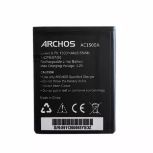 全新電池 適用於 ARCHOS AC1500A