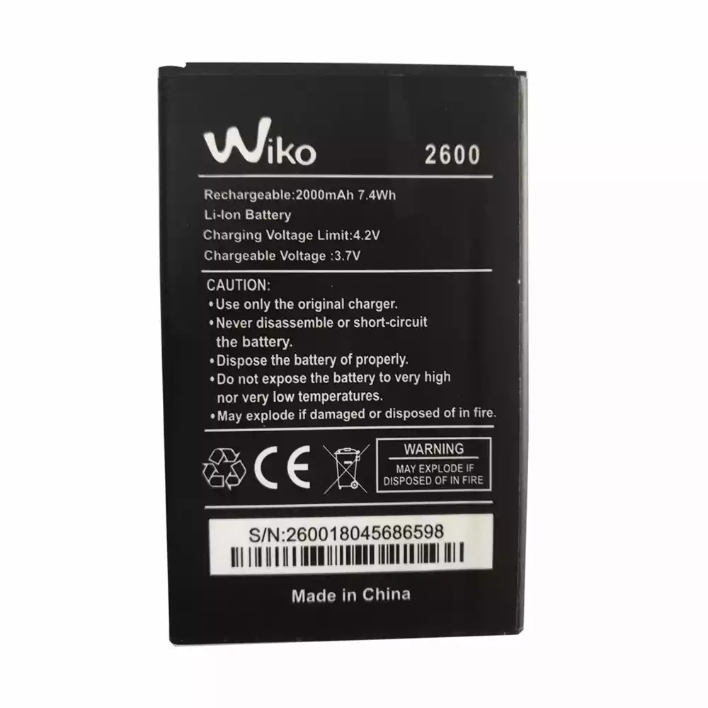 全新電池 適用於 Wiko 2600