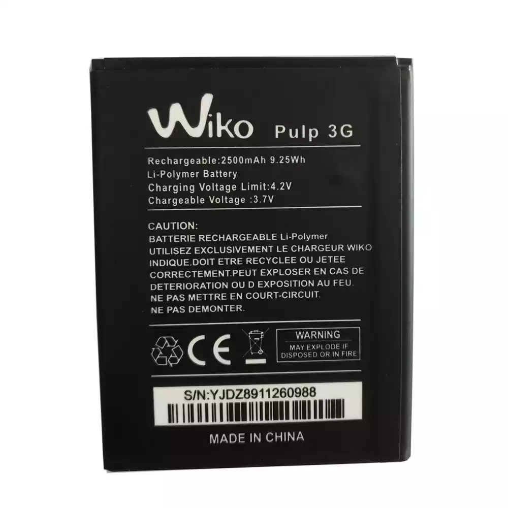 全新電池 適用於 Wiko PULP 3G
