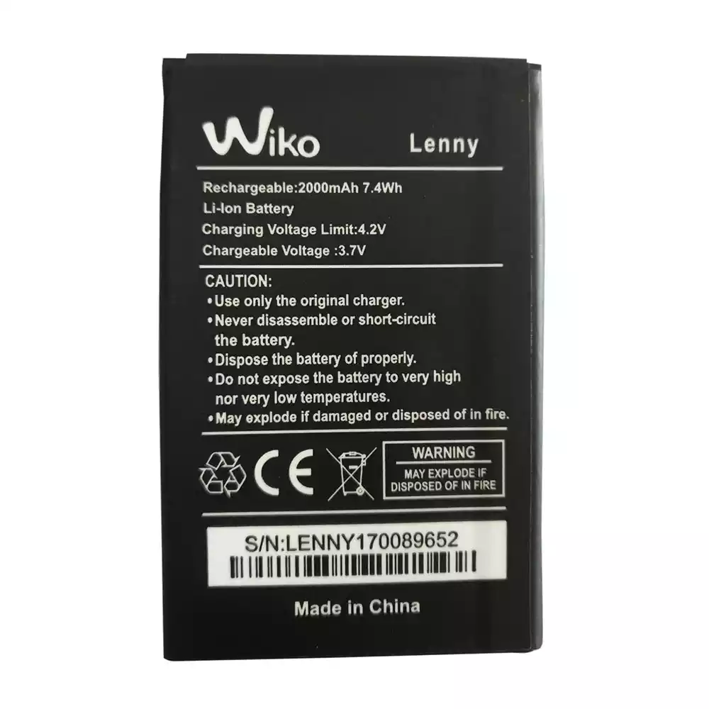 全新電池 適用於 Wiko Lenny