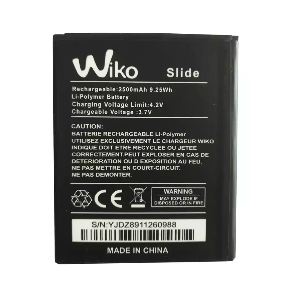 全新電池 適用於 Wiko Slide