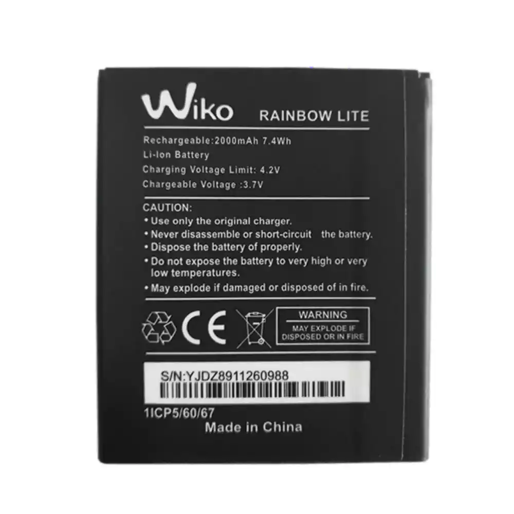 全新電池 適用於 Wiko Rainbow LITE
