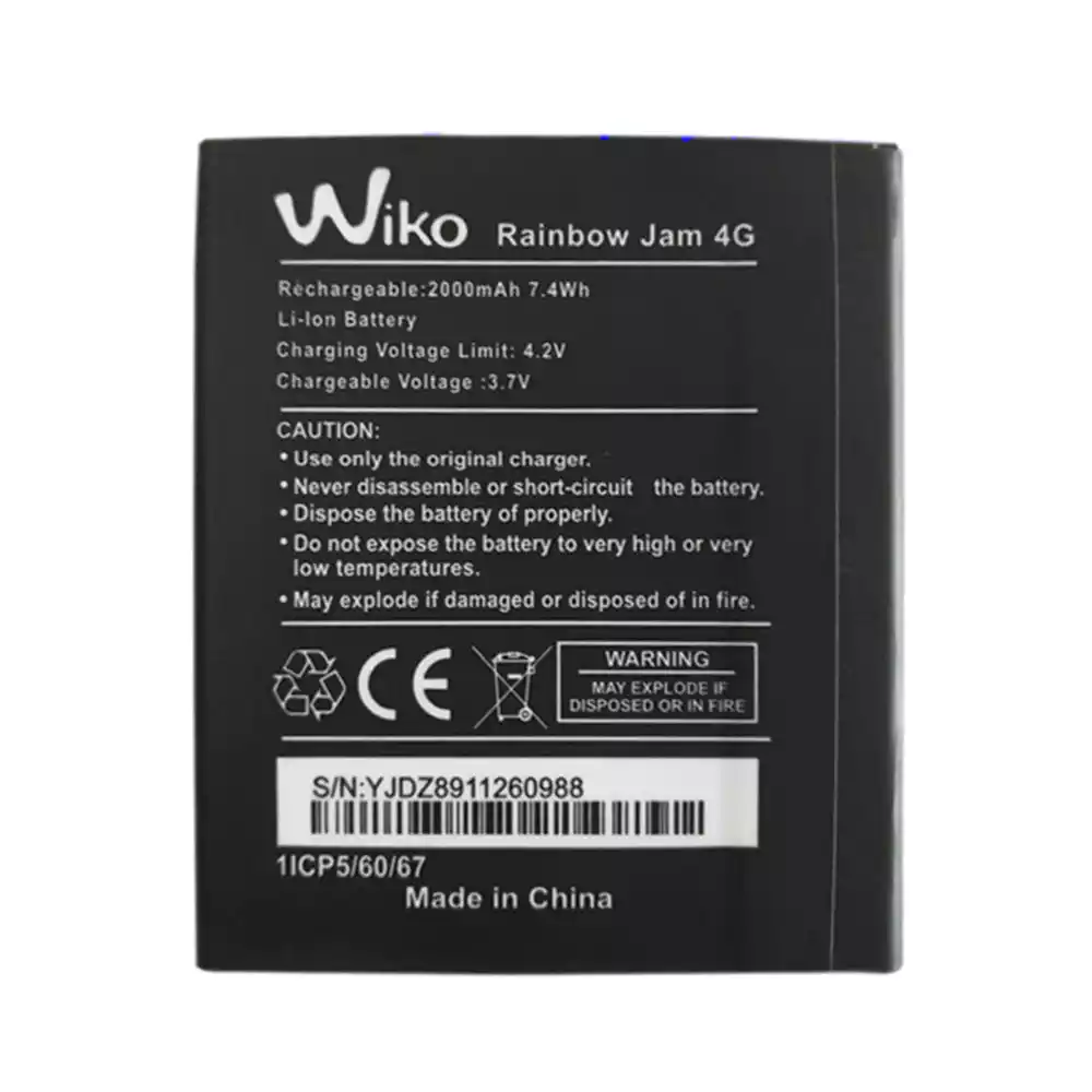 全新電池 適用於 Wiko Rainbow Jam 4G