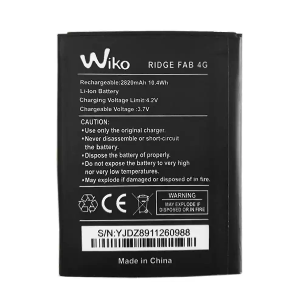 全新電池 適用於 Wiko RIDGE FAB 4G