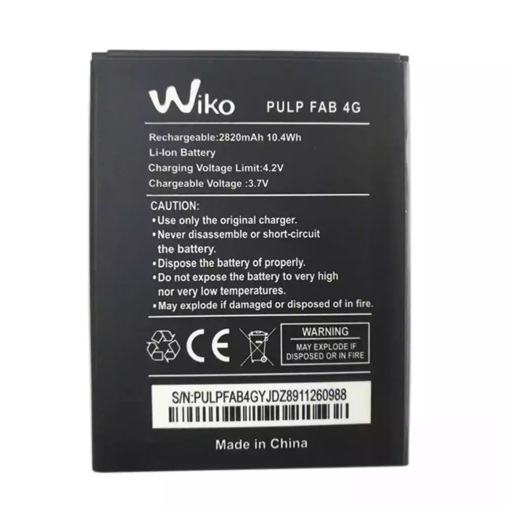 全新電池 適用於 Wiko PULP FAB 4G