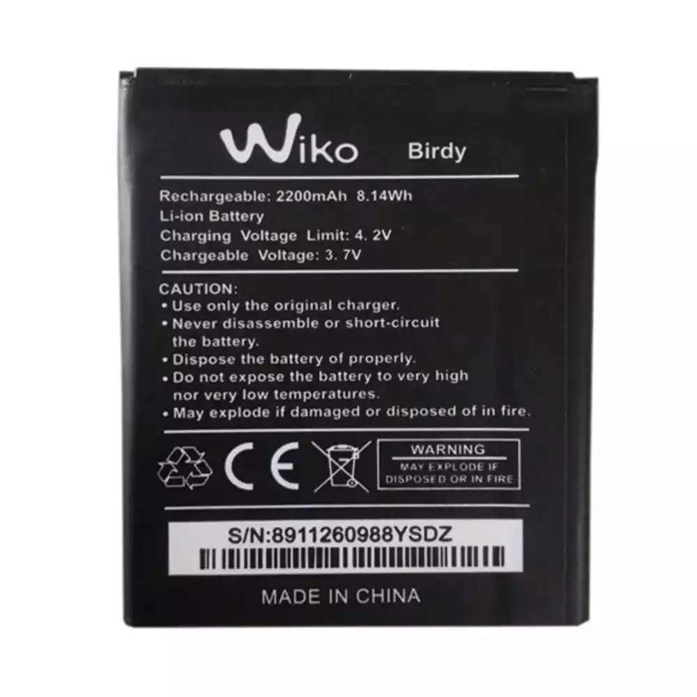 全新電池 適用於 Wiko Birdy
