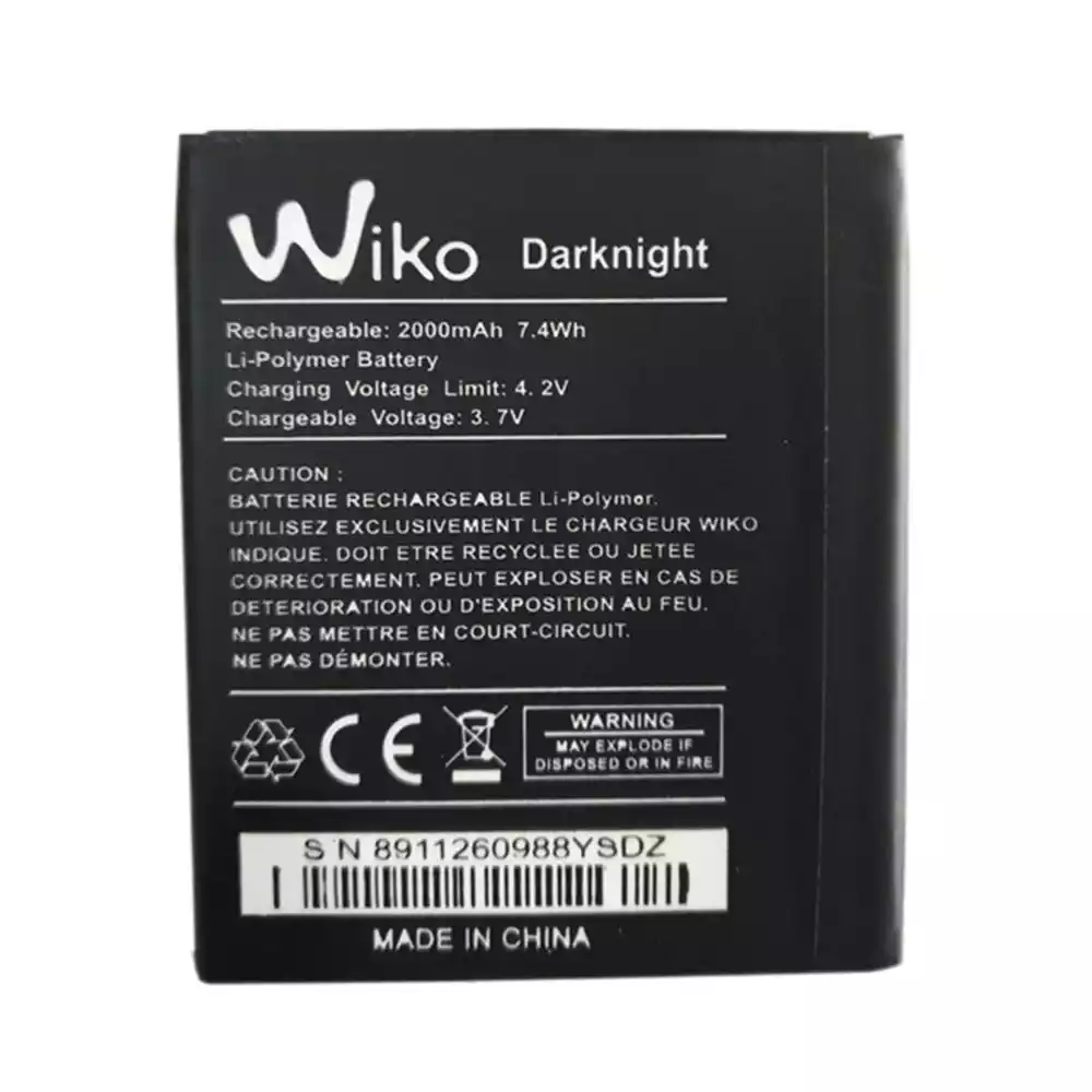 全新電池 適用於 Wiko Darknight