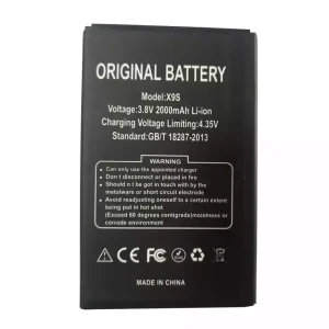全新電池 適用於 DOOGEE X9S