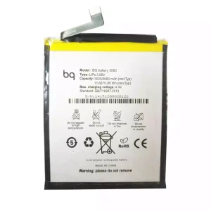 全新電池 適用於 BQ U Plus