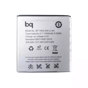 全新電池 BT-1600-259 適用於 BQ 4.0