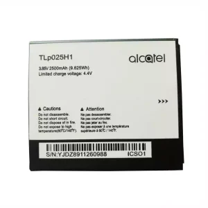 全新電池 適用於 Alcatel TLp025H1
