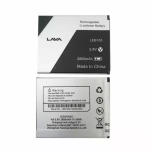 全新電池 適用於 Lava LEB105