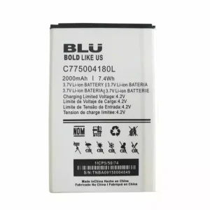 全新電池 適用於 BLU C775004180L