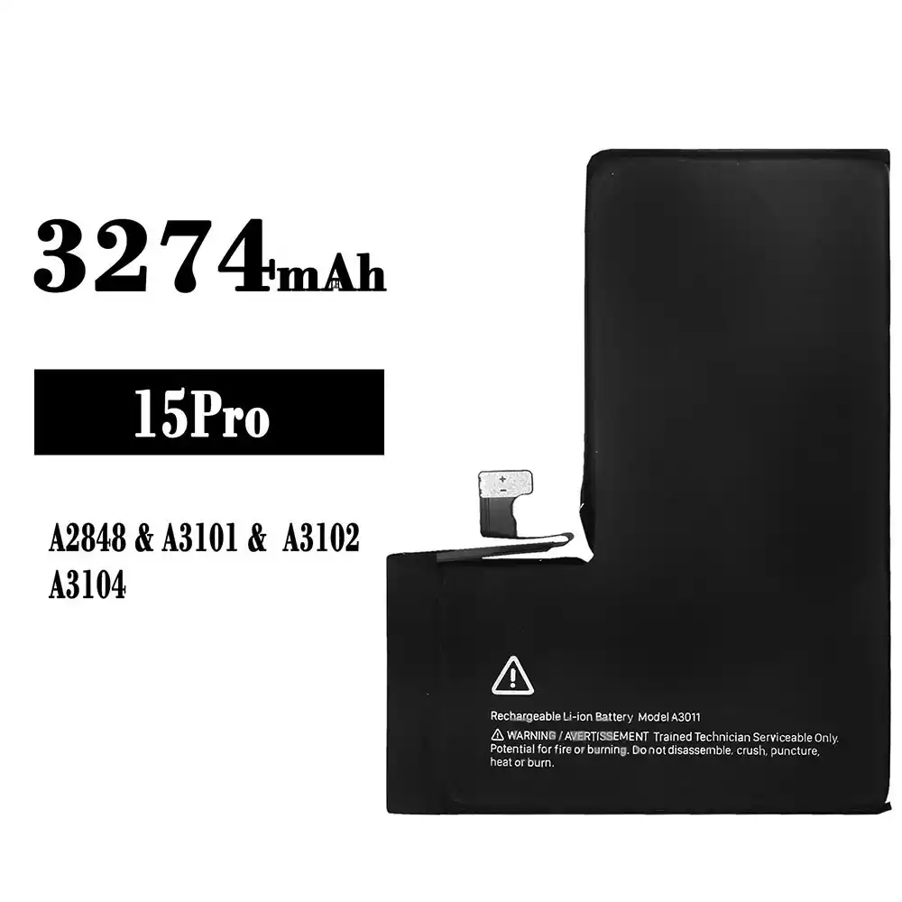 全新電池 A3011 適用於 iPhone 15 pro