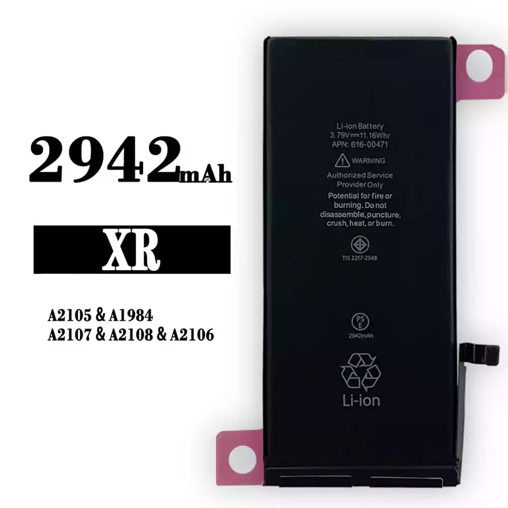 全新電池 616-00471 適用於 iPhone XR /A2105/A1984/A2107/A2108/A2106