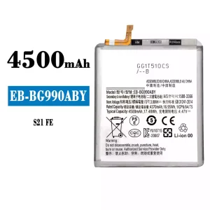 全新電池 EB-BG990ABY 適用於 Samsung S21 FE