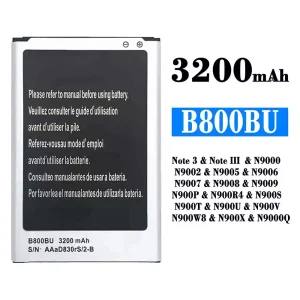 全新電池 B800BU 適用於 Samsung Note 3/Note III