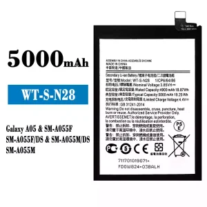 全新電池 WT-S-N28 適用於 Samsung Galaxy A05