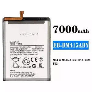 全新電池 EB-BM415ABY 適用於 Samsung M51/M515/M515F/M62/F62