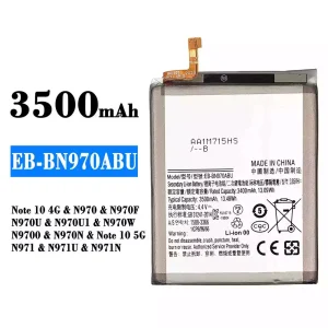 全新電池 EB-BN970ABU 適用於 Samsung Note 10 4G
