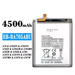 全新電池 EB-BA705ABU 適用於 Samsung A70/A70S