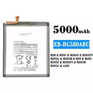 全新電池 EB-BG580ABU 適用於 Samsung M20/A40S