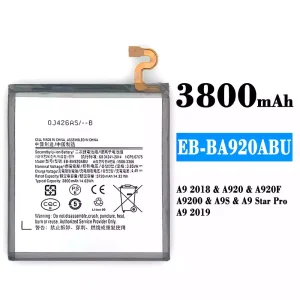 全新電池 EB-BA920ABU 適用於 Samsung A9 2018/A9 2019