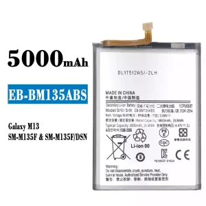全新電池 EB-BM135ABS 適用於 Samsung Galaxy M13