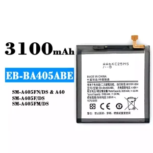 全新電池 EB-BA405ABE 適用於 Samsung A40