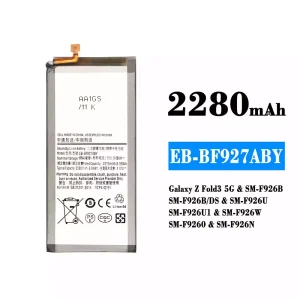 全新電池 EB-BF927ABY 適用於 Samsung Galaxy Z Fold 3