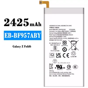 全新電池 EB-BF957ABY 適用於 Samsung Galaxy Z Fold 6