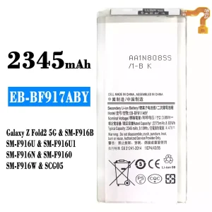 全新電池 EB-BF917ABY 適用於 Samsung Galaxy Z Fold 2