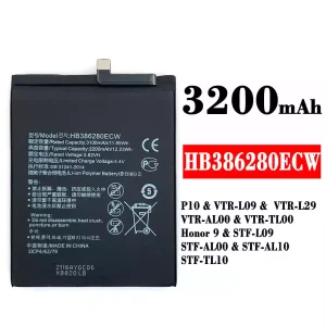 全新電池 HB386280ECW 適用於 HUAWEI P10