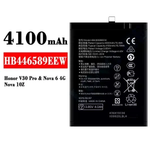 全新電池 HB446589EEW 適用於 HUAWEI Honor V30 Pro/Nova 6 4G/Nova 10Z