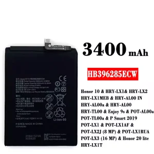 全新電池 HB396285ECW 適用於 HUAWEI Honor 10 / Enjoy 9s / Honor 20 lite