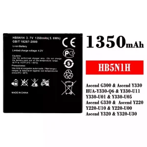 全新電池 HB5N1H 適用於 HUAWEI Ascend G300 / Ascend Y330