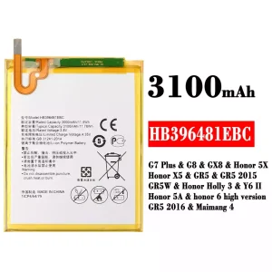 全新電池 HB396481EBC 適用於 HUAWEI G7 Plus / G8 / GX8 / Honor 5X / Honor X5 / Honor 5A