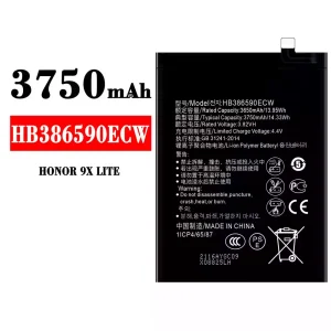 全新電池 HB386590ECW 適用於 HUAWEI HONOR 9X LITE
