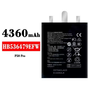 全新電池 HB536479EFW 適用於 HUAWEI P50 Pro