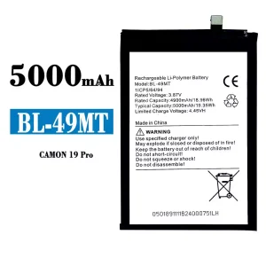 全新電池 BL-49MT 適用於 Tecno Camon 19 Pro