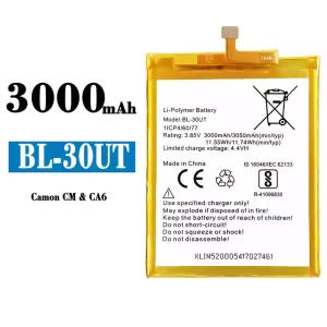 全新電池 BL-30UT 適用於 Tecno Camon CM / CA6