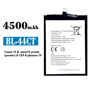 全新電池 BL-44CT 適用於 Tecno Camon 16 / phantom 10