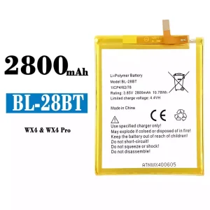 全新電池 BL-28BT 適用於 Tecno WX4 / WX4 Pro
