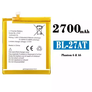 全新電池 BL-27AT 適用於 Tecno Phantom 6/A6
