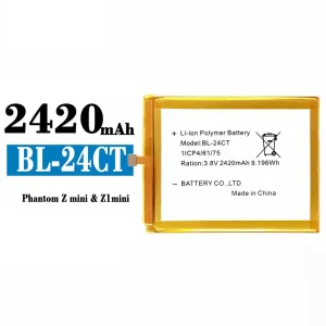 全新電池 BL-24CT 適用於 Tecno Phantom Z mini / Z1 mini