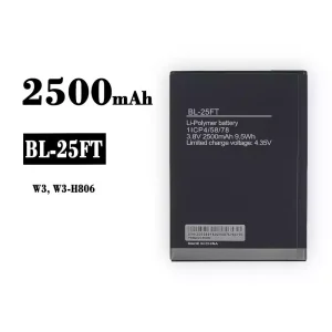 全新電池 BL-25FT 適用於 Tecno W3, W3-H806