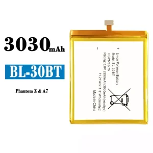 全新電池 BL-30BT 適用於 Tecno Phantom Z / A7