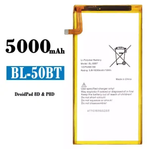 全新電池 BL-50BT 適用於 Tecno D8 8D / P8D / Droidpad 8D