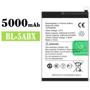 全新電池 BL-5ABX 適用於 Infinix