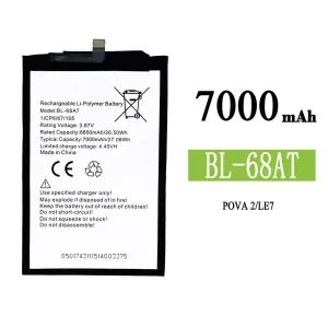 全新電池 BL-68AT 適用於 Infinix POVA 2